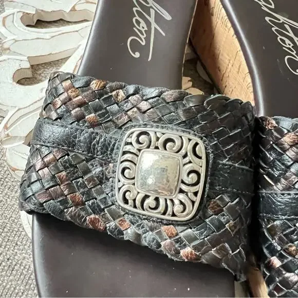 Brighton Hamlet Woven Sandals Shoes Women’s 7.5 - Picture 2 of 10